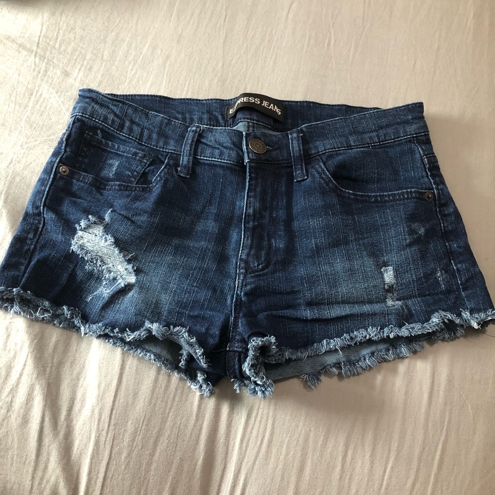 Express Denim Shorts- Size 4